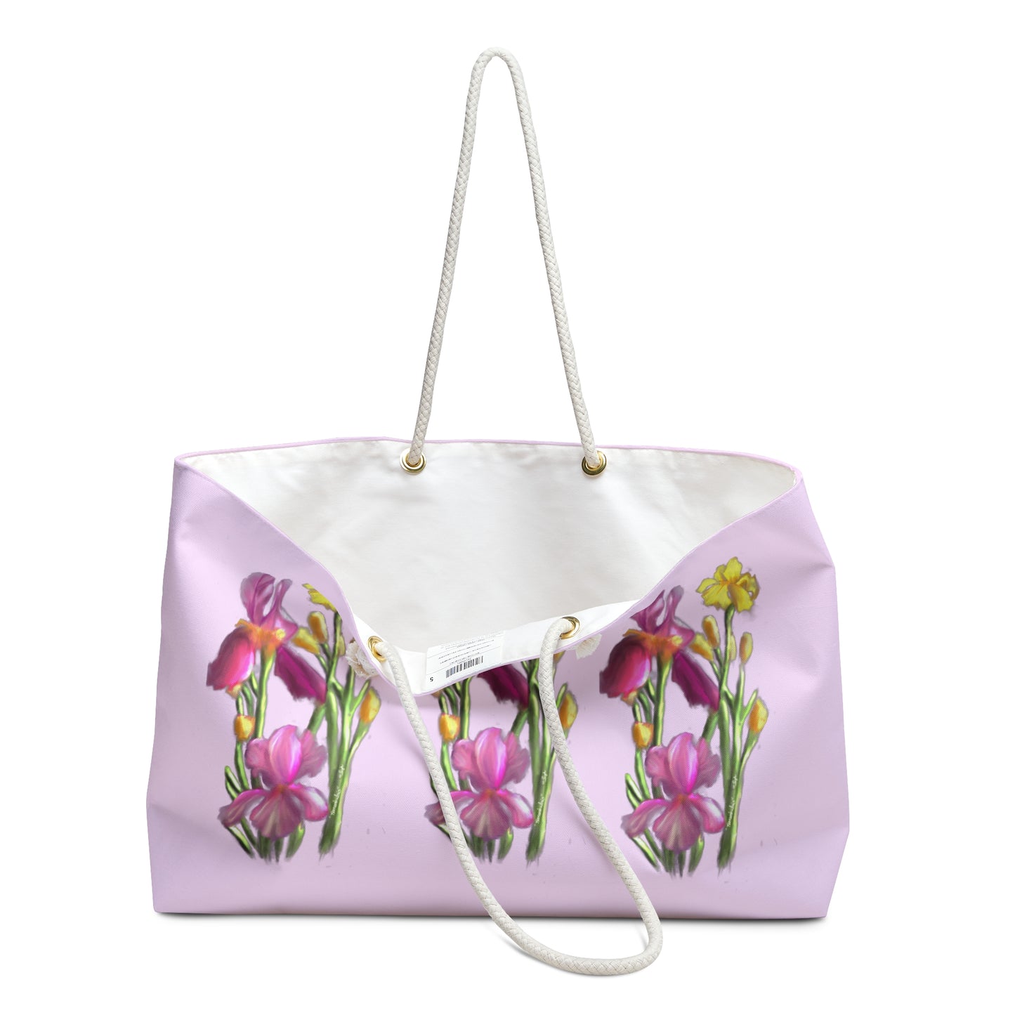 Weekender Bag - Hanson's Iris in Pink